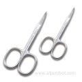 Professional Nail Scissor Manicure For Nails Eyebrow Nose Eyelash Cuticle Scissors Curved Pedicure